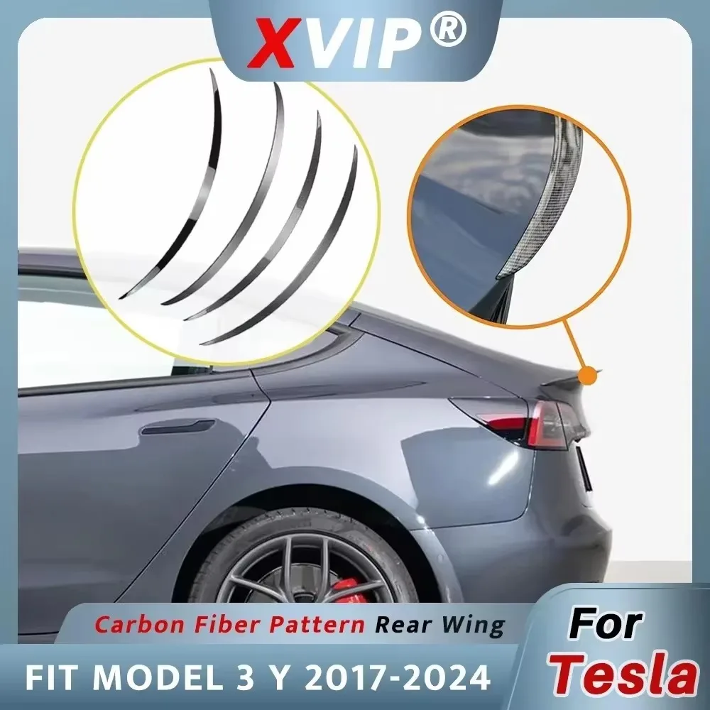 XVIP Rear Trunk Spoiler For Tesla Model Y 2021-24 For Model 3 17-23 Highland 2024 Carbon Fiber ABS Wing Car Exterior Accessories
XVIP Rear Trunk Spoiler For Tesla Model Y 2021-24 For Model 3 17-23 Highland 2024 Carbon Fiber ABS Wing Car Exterior Accessories