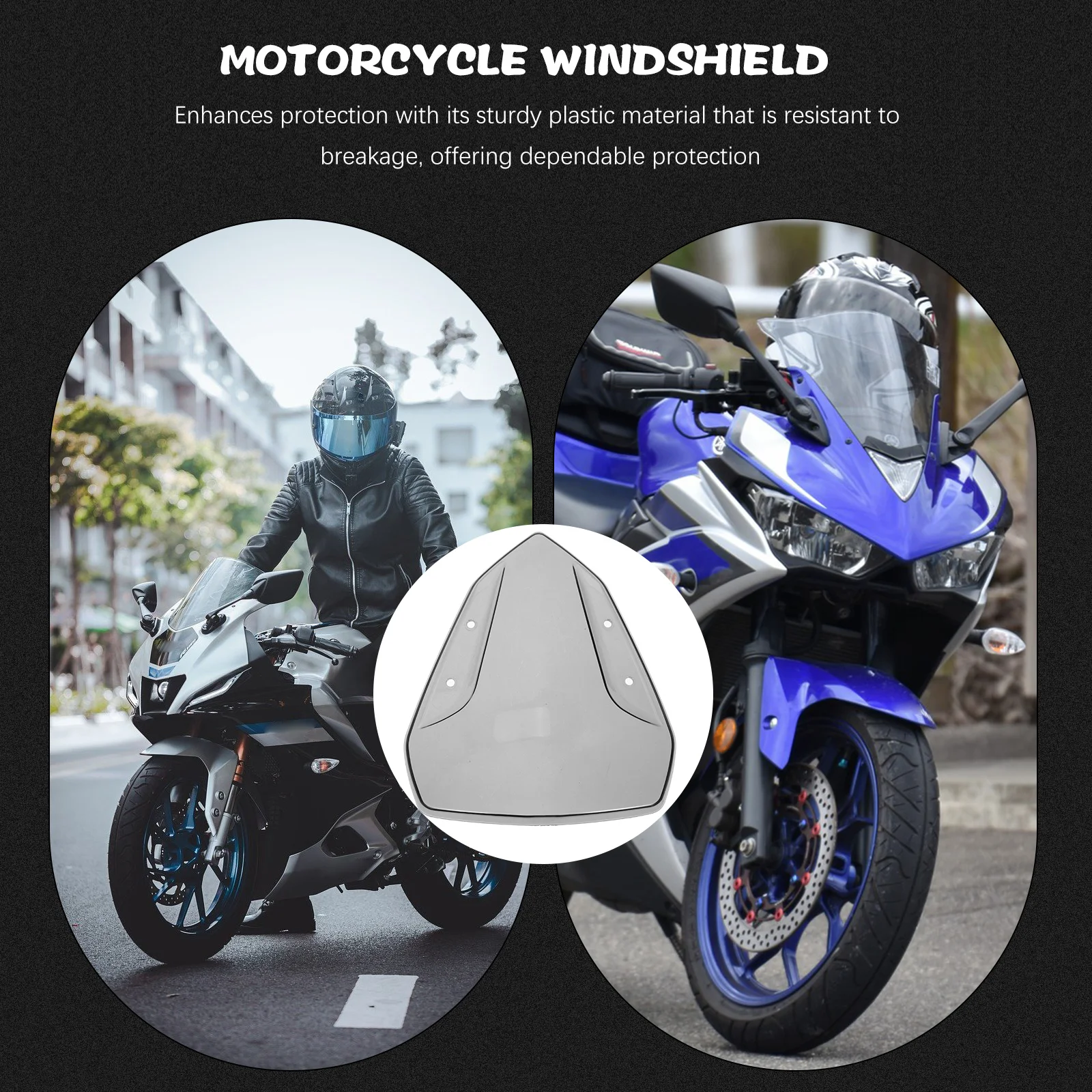 Motorcycle Windshield Reinforcement Front Screen Deflector Clear Accessories Windscreen
Motorcycle Windshield Reinforcement Front Screen Deflector Clear Accessories Windscreen