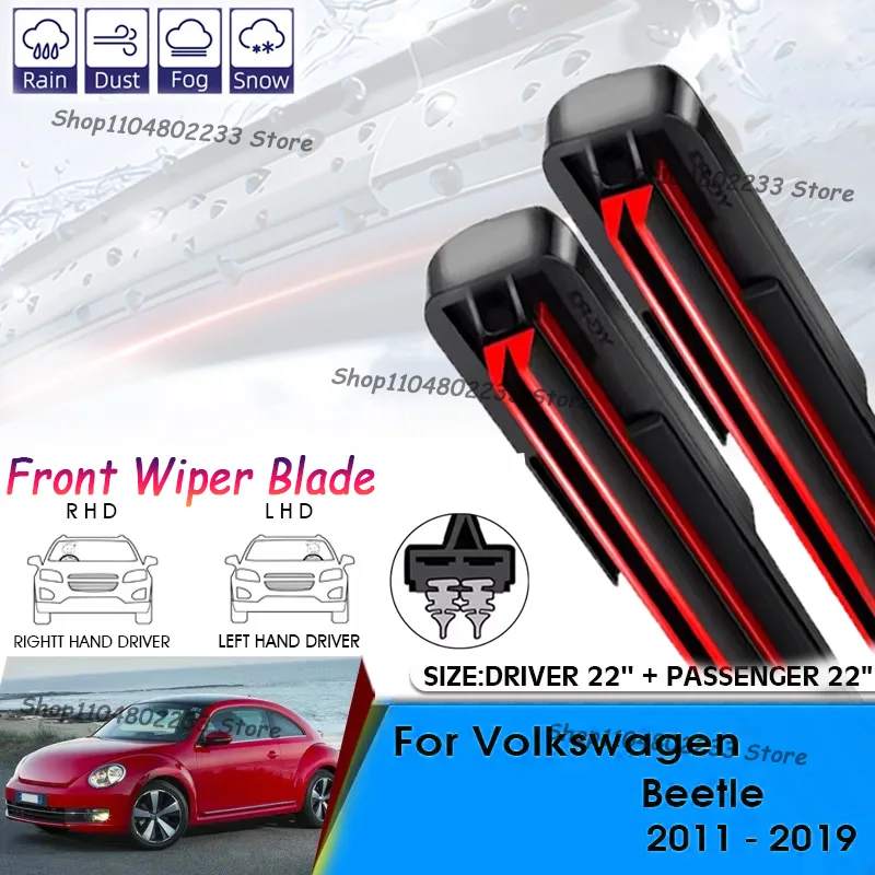 Front Windshield Wiper Cleaning Double-layer For Volkswagen Beetle 2011-2017 2018 2019 Windshield Windscreen Front Window Blades
Front Windshield Wiper Cleaning Double-layer For Volkswagen Beetle 2011-2017 2018 2019 Windshield Windscreen Front Window Blades