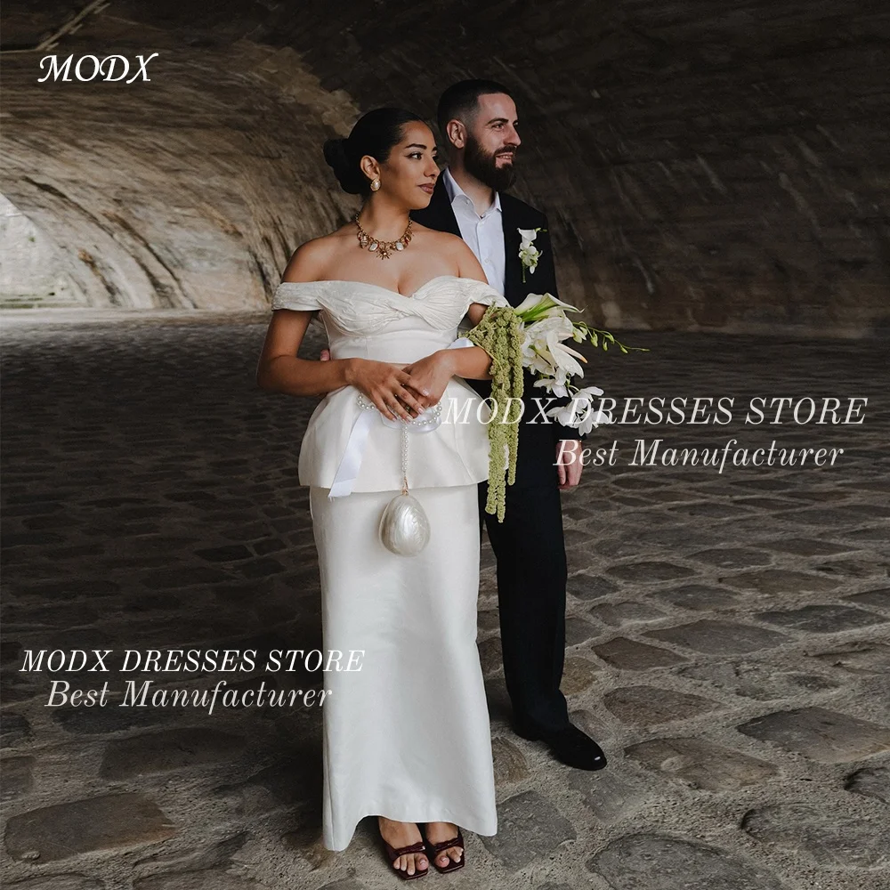MODX 2026 Elegant Ivory Tiered Off-shoulder Wedding Dress Bridal Gown Ankle Length Customized Vestidos Novias Boda Women
MODX 2026 Elegant Ivory Tiered Off-shoulder Wedding Dress Bridal Gown Ankle Length Customized Vestidos Novias Boda Women
