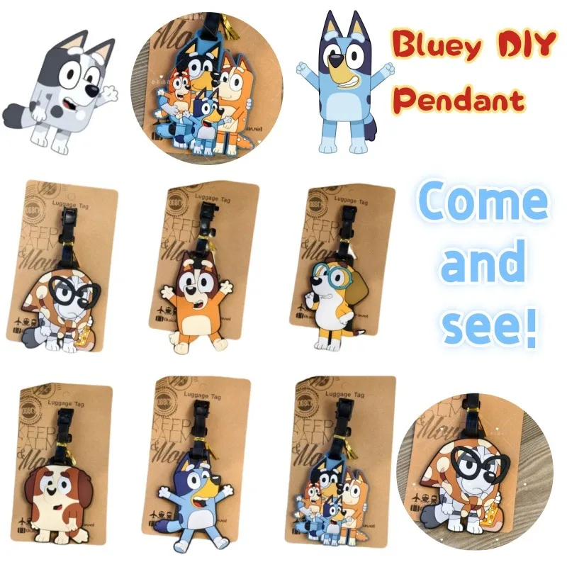 Bluey Cartoon Cute Creative Bluey Bingo Maffei Dog Luggage Tag Luggage Travel Check in Pendant DIY Gift
Bluey Cartoon Cute Creative Bluey Bingo Maffei Dog Luggage Tag Luggage Travel Check in Pendant DIY Gift