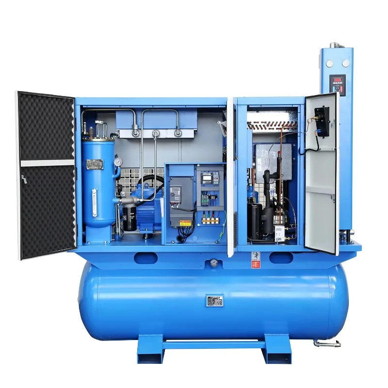 China Silent Portable Screw Air Compressor 15kw22kw Production Factory Secondary Compression IP55 Refrigerant 143a
China Silent Portable Screw Air Compressor 15kw22kw Production Factory Secondary Compression IP55 Refrigerant 143a