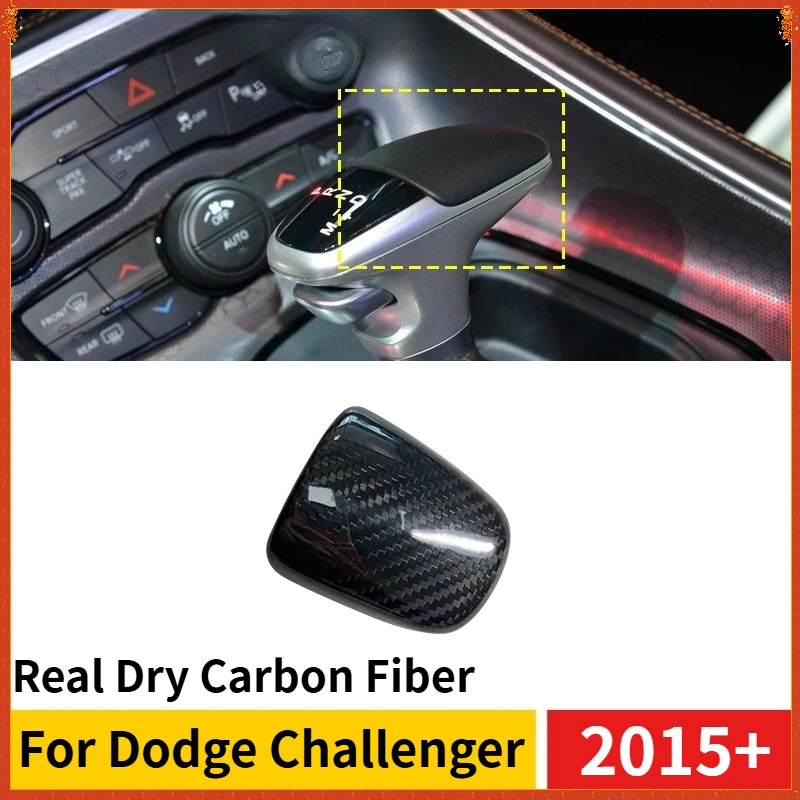 For Dodge Challenger Durango Charger Real Dry Carbon Fiber Gear Shift Knob Cover trim Interior Moulding Frame Accessorie
For Dodge Challenger Durango Charger Real Dry Carbon Fiber Gear Shift Knob Cover trim Interior Moulding Frame Accessorie