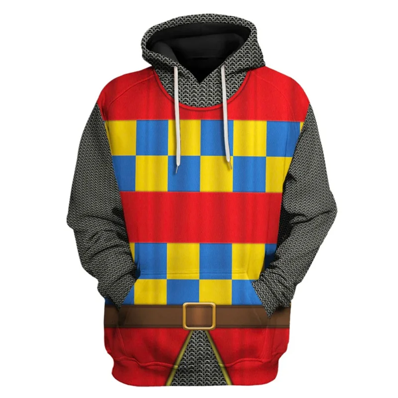 Ancient Edieval Knight Cosplay 3D Print Hoodies For Men Clothing Casual Pullover Long Sleeve Sweatshirt Hooded Tops Kids Clothes
Ancient Edieval Knight Cosplay 3D Print Hoodies For Men Clothing Casual Pullover Long Sleeve Sweatshirt Hooded Tops Kids Clothes