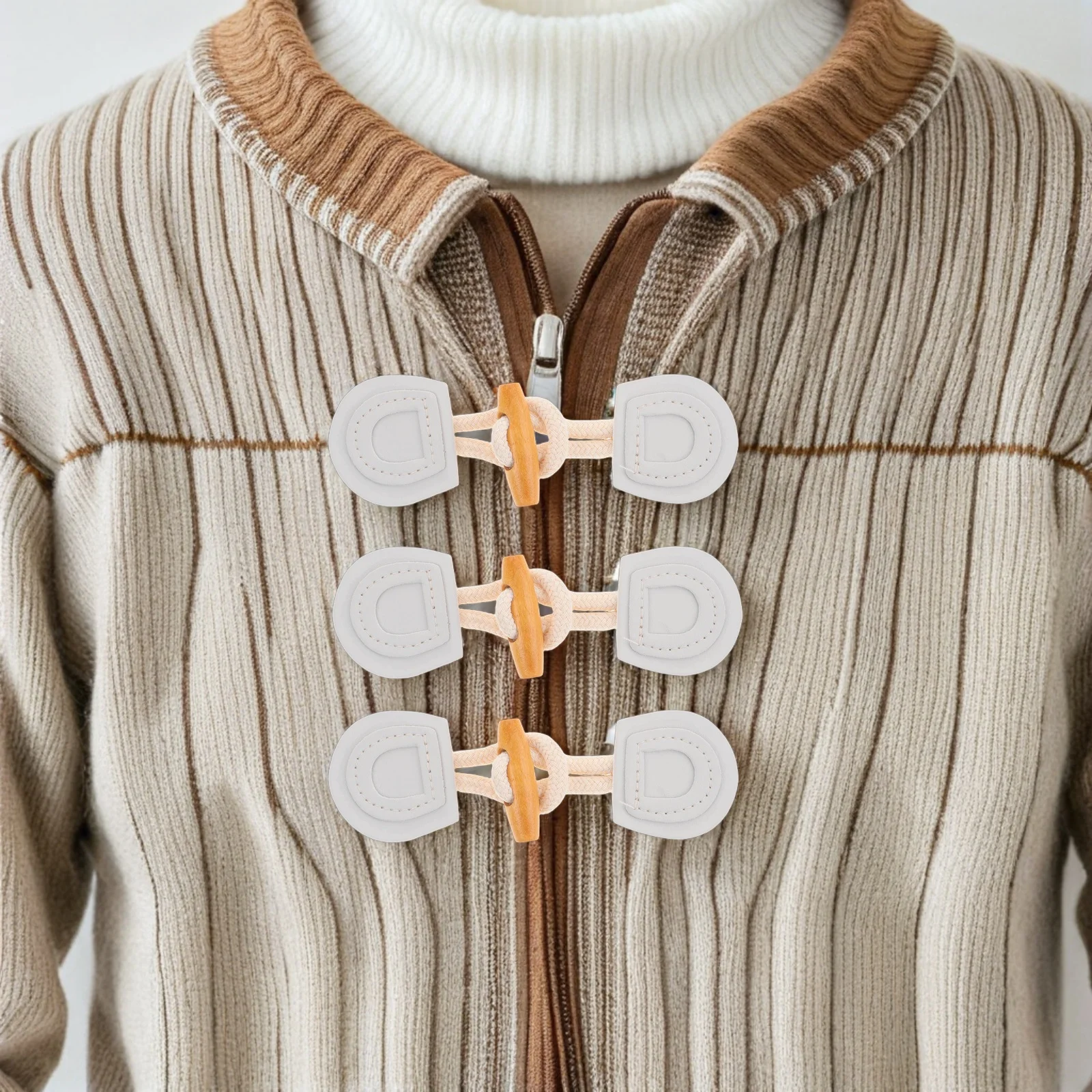 5Pairs Handmade Toggle Horn Buttons Stylish Secure Fastening Coat Jacket Sweater Windbreaker Shawl Accessories
5Pairs Handmade Toggle Horn Buttons Stylish Secure Fastening Coat Jacket Sweater Windbreaker Shawl Accessories