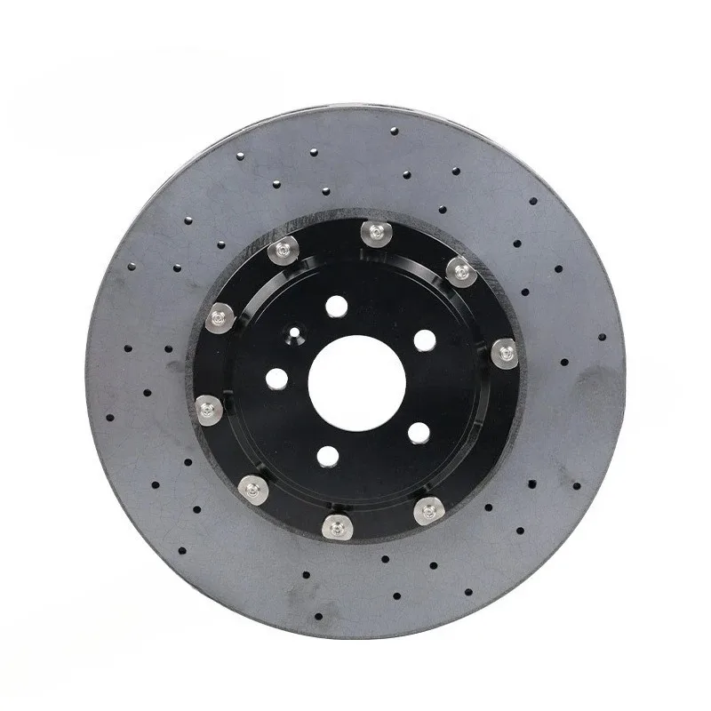 Long fiber carbon fiber ceramic brake discs front 395 * 36mm and rear 370 * 24mm
Long fiber carbon fiber ceramic brake discs front 395 * 36mm and rear 370 * 24mm