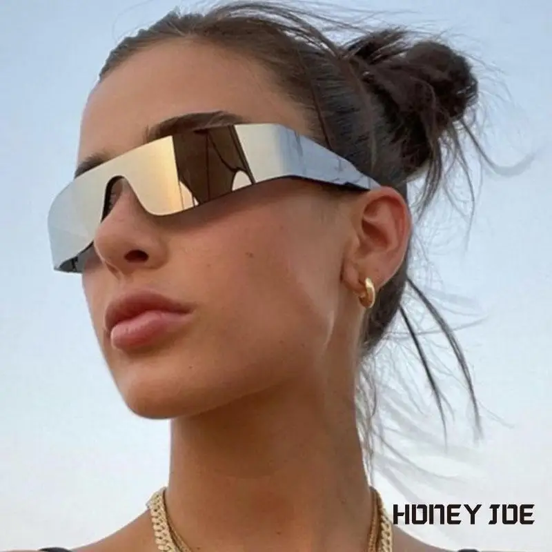 Wrap Rimless Sunglasses Women Men Punk Outdoor Sports One Piece Sun Glasses Shades Goggles Eyewear Pink Mirror Trendy UV400
Wrap Rimless Sunglasses Women Men Punk Outdoor Sports One Piece Sun Glasses Shades Goggles Eyewear Pink Mirror Trendy UV400