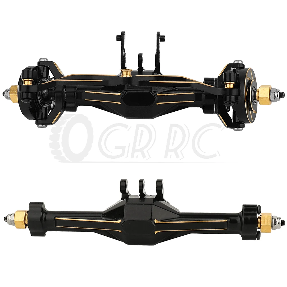 Black Coating Brass TRX4-M Complete Front Rear Straight Axles with Steel Gears for 1/18 RC Crawler TRX4M Metal Upgrade Parts
Black Coating Brass TRX4-M Complete Front Rear Straight Axles with Steel Gears for 1/18 RC Crawler TRX4M Metal Upgrade Parts