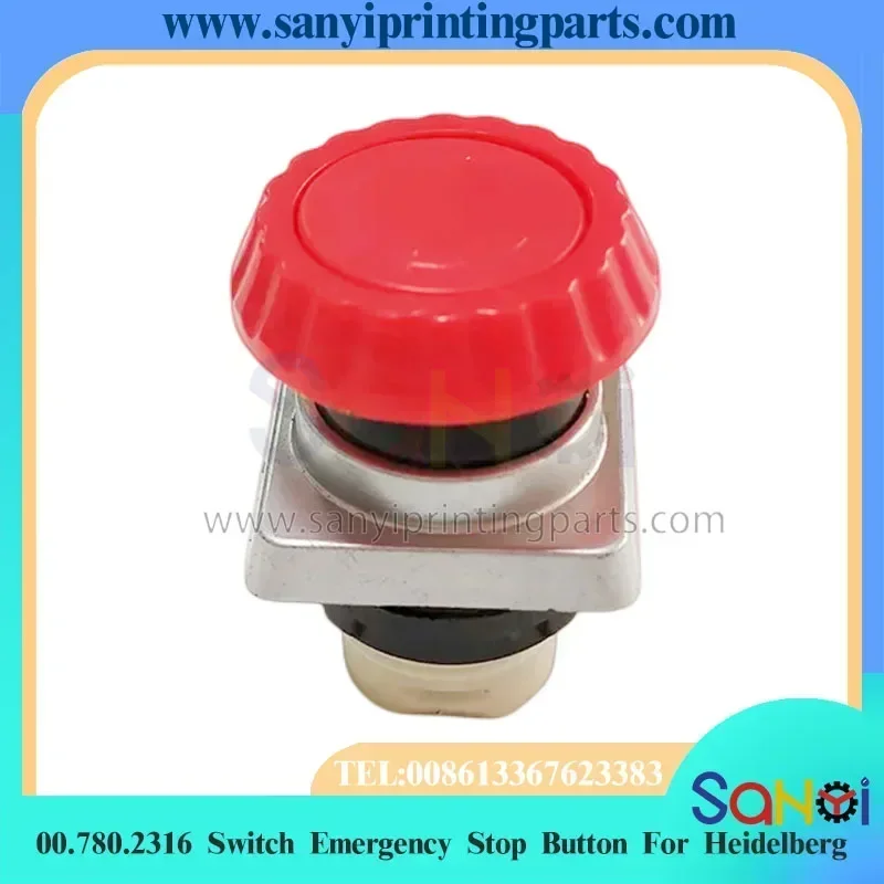 Best Quality 00.780.2316 Switch Emergency Stop Button For Heidelberg SM52 SM74 SM102 Printing Machine Parts
Best Quality 00.780.2316 Switch Emergency Stop Button For Heidelberg SM52 SM74 SM102 Printing Machine Parts