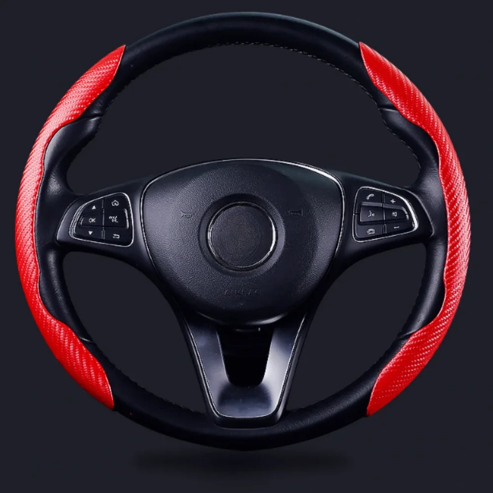 Car steering wheel decorative cover genuine leather embossed color strip suitable for 14.5-15 inch car interior supplies
Car steering wheel decorative cover genuine leather embossed color strip suitable for 14.5-15 inch car interior supplies