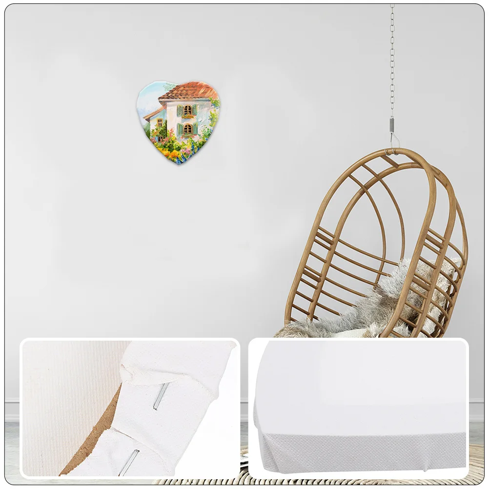 6Pcs Blank Heart Shaped Art Painting Frames Simple Design for Beginners Hobbies and Decorative Projects White Painting Frame
6Pcs Blank Heart Shaped Art Painting Frames Simple Design for Beginners Hobbies and Decorative Projects White Painting Frame