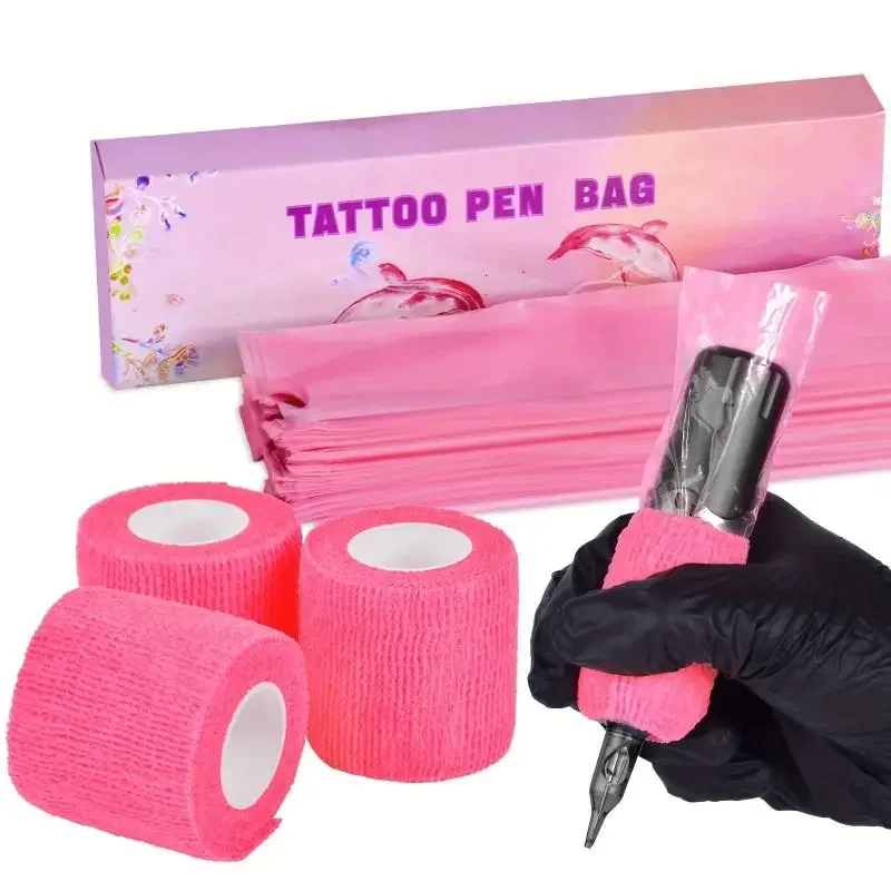 200Pcs Tattoo Pencil Sleeve Bag Covers 3Pcs Bandage Practice Tattoo Sets Microblading Supplies For Artists
200Pcs Tattoo Pencil Sleeve Bag Covers 3Pcs Bandage Practice Tattoo Sets Microblading Supplies For Artists