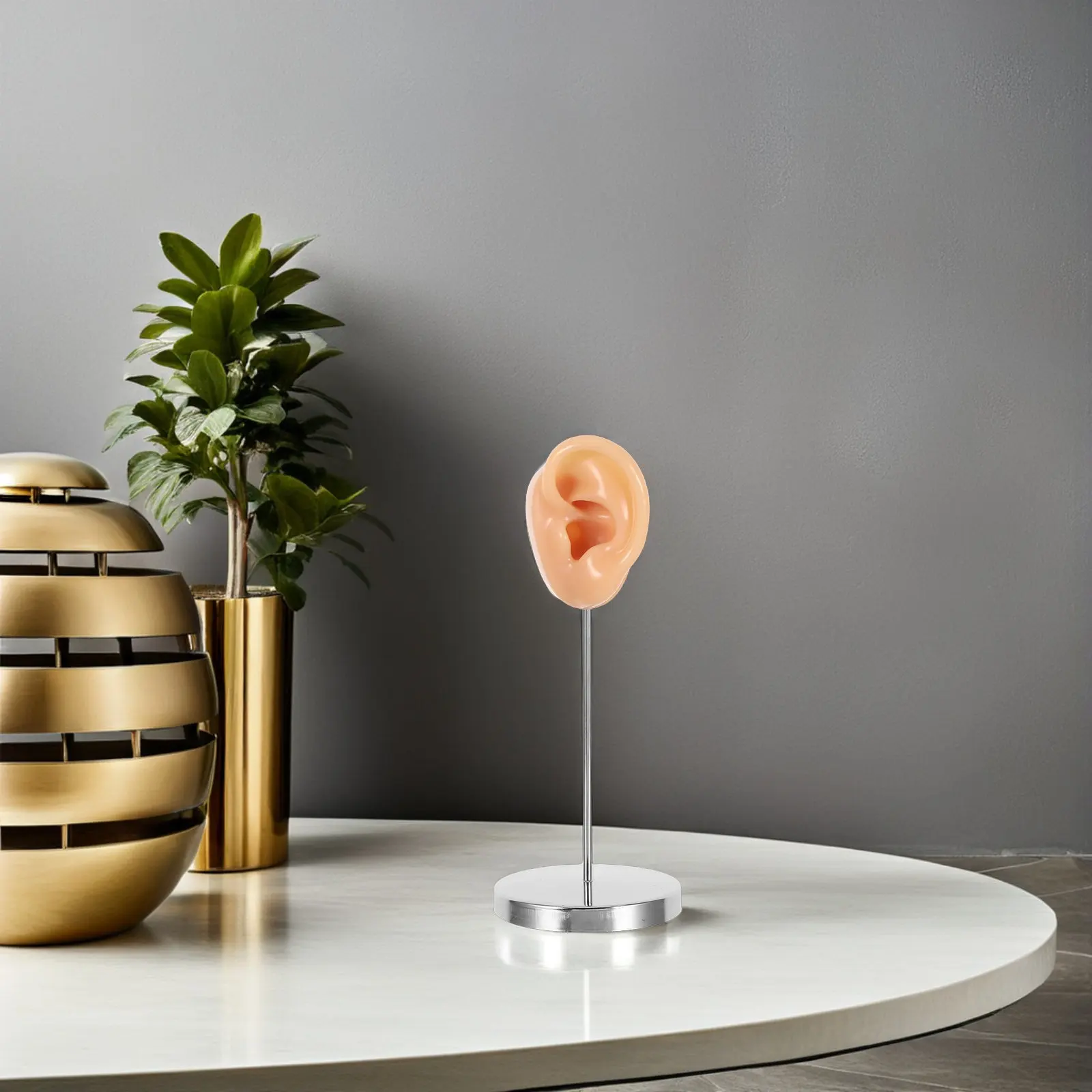 Набор из 2 силиконовых подставок для серег в форме уха для демонстрации свадебных серег-гвоздиков, для фотосъемки ювелирных изделий, для витрин продавца, с прочным круглым основанием
Набор из 2 силиконовых подставок для серег в форме уха для демонстрации свадебных серег-гвоздиков, для фотосъемки ювелирных изделий, для витрин продавца, с прочным круглым основанием