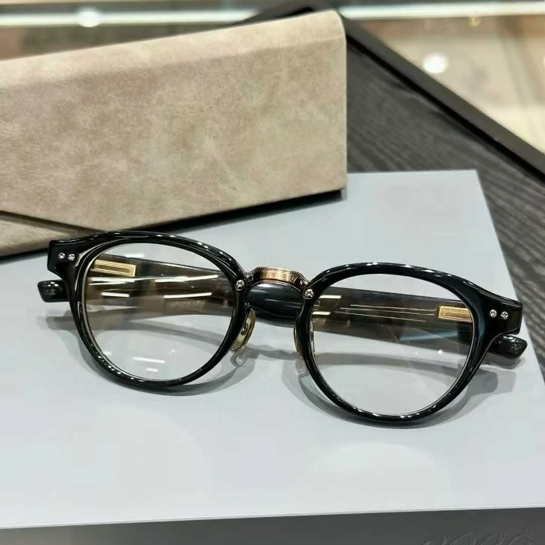New Fashion Trend Vintage Solid Thick Acetate Eyeglasses Frame M-150 Retro Round Stereo Style Women Man Unisex A+ High Quality
New Fashion Trend Vintage Solid Thick Acetate Eyeglasses Frame M-150 Retro Round Stereo Style Women Man Unisex A+ High Quality