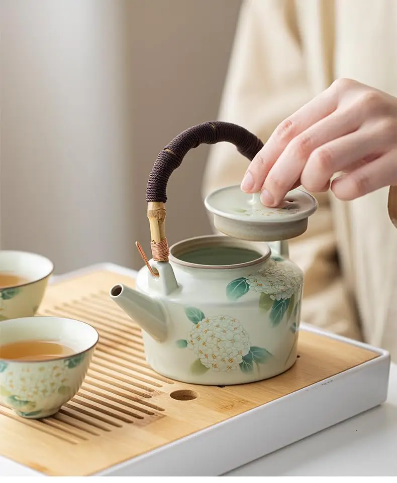 Large Capacity Yellow Ru Kiln Xuien Flower Tea Pot Household Kung Fu Tea Set Open Slice Ceramic Pot Single Pot
Large Capacity Yellow Ru Kiln Xuien Flower Tea Pot Household Kung Fu Tea Set Open Slice Ceramic Pot Single Pot