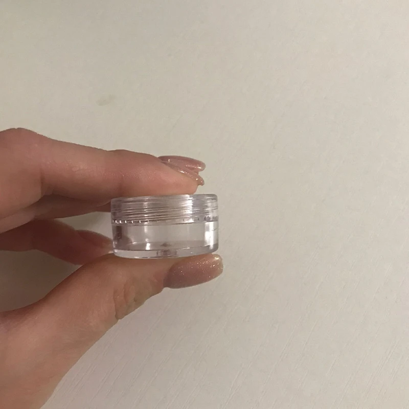 50pc Clear Cream Jar Mini Cosmetic Bottles Containers Transparent Pot For Nail 2.9 x 1.5cm
50pc Clear Cream Jar Mini Cosmetic Bottles Containers Transparent Pot For Nail 2.9 x 1.5cm