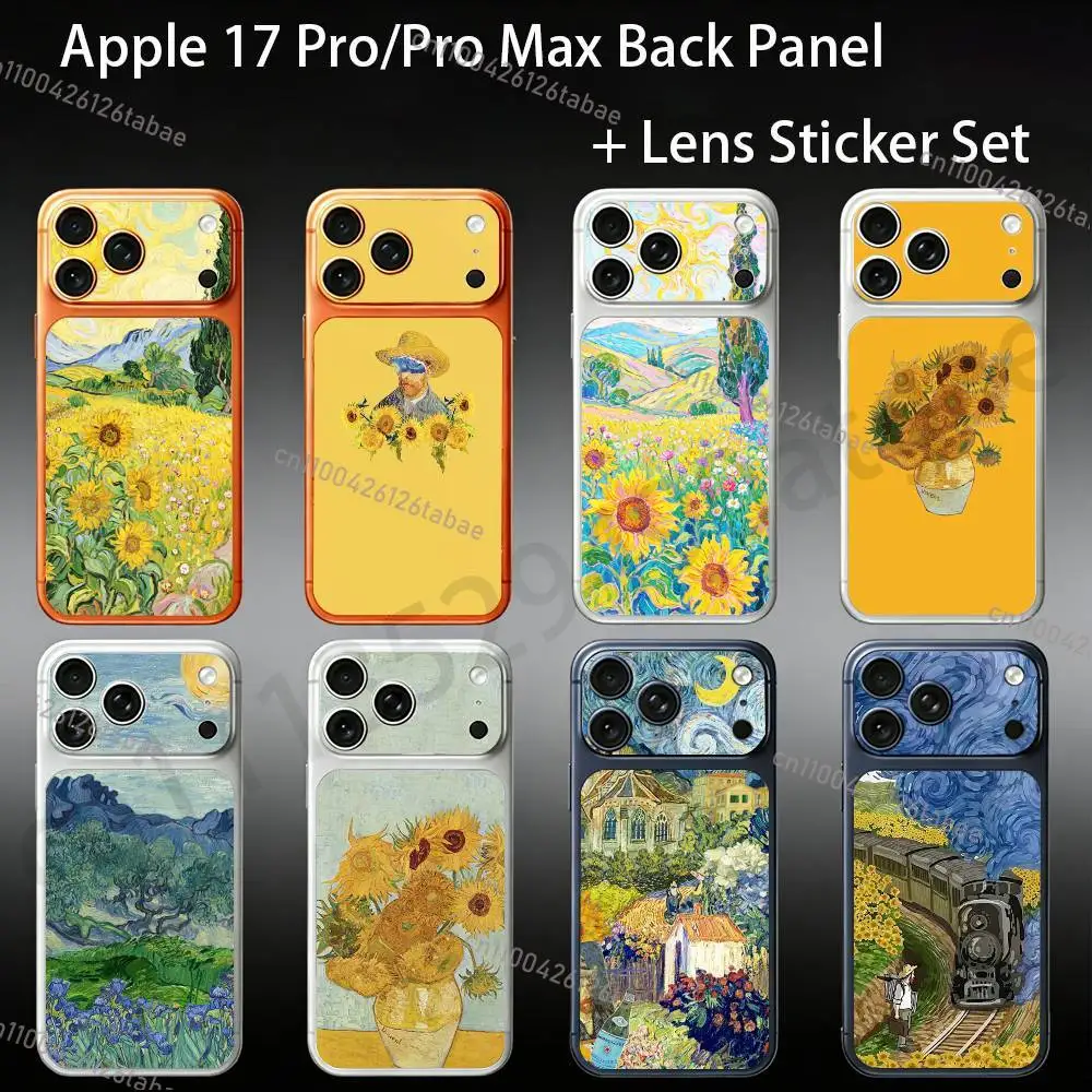 Sunflower Art V-Van G-Gogh For iPhone 17proMax/17pro Full Cover Decal Skin Wrap Colorful Rear Protective Sticker Film
Sunflower Art V-Van G-Gogh For iPhone 17proMax/17pro Full Cover Decal Skin Wrap Colorful Rear Protective Sticker Film