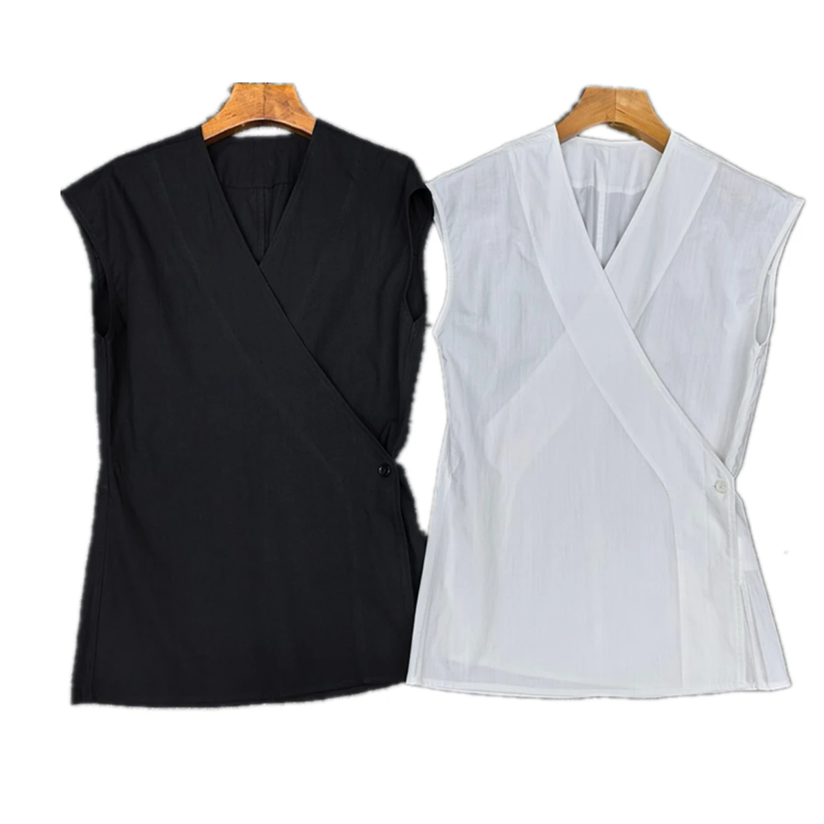 Jenny&Dave Nordic Minimalist Wrap-around Cotton Linen Shirt Japanese Style Solid Color Blouse Sleeveless Summer Shirt For Women
Jenny&Dave Nordic Minimalist Wrap-around Cotton Linen Shirt Japanese Style Solid Color Blouse Sleeveless Summer Shirt For Women