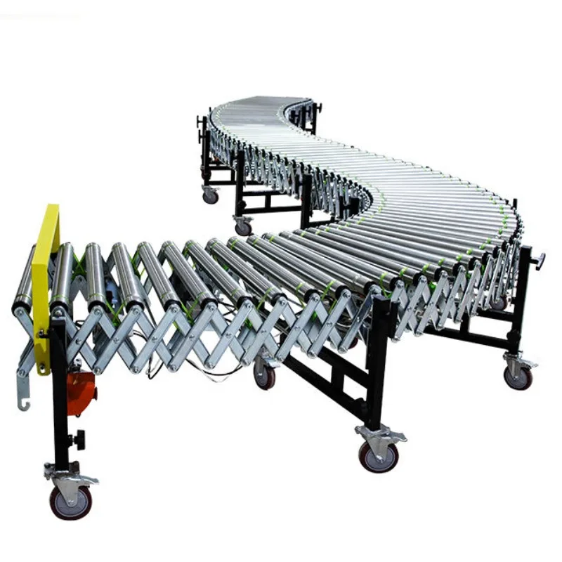 Retractable gravity electric roller conveyor warehouse conveyor
Retractable gravity electric roller conveyor warehouse conveyor
