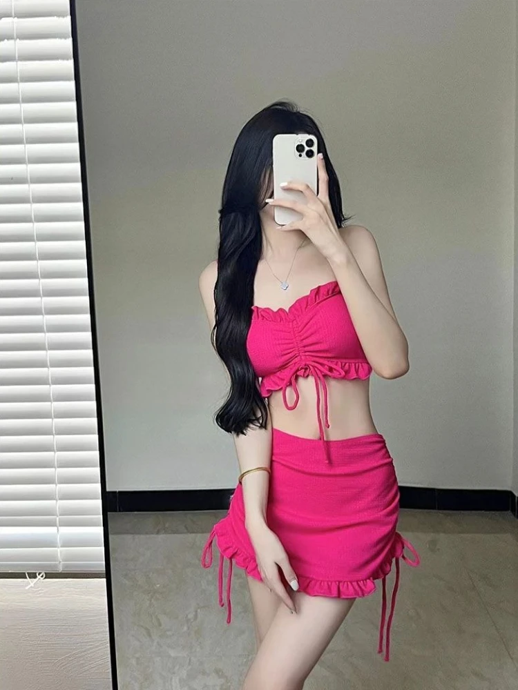 Women's 2026 Summer Skirted Tankini Set Slimming Modest Swimsuit Elegant Resort Wear Beach Skirt Bathing Suit for Hot Spring
Women's 2026 Summer Skirted Tankini Set Slimming Modest Swimsuit Elegant Resort Wear Beach Skirt Bathing Suit for Hot Spring