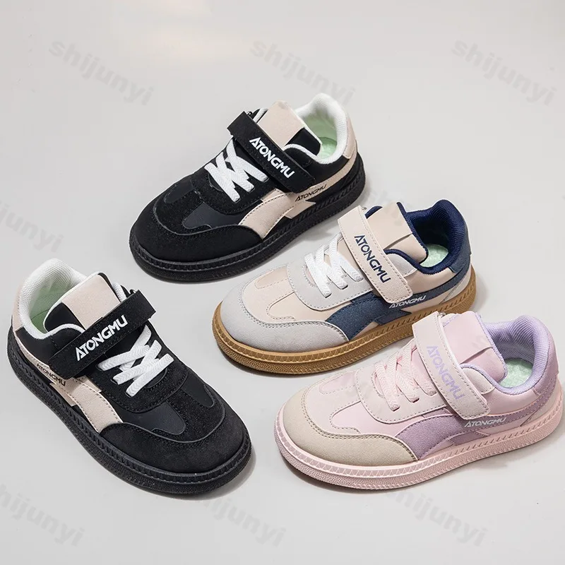 Детские кроссовки, повседневная удобная уличная обувь для доски, модный дизайн, нескользящая осень 2023, детская прогулочная обувь на мягкой подошве со шнуровкой
Детские кроссовки, повседневная удобная уличная обувь для доски, модный дизайн, нескользящая осень 2023, детская прогулочная обувь на мягкой подошве со шнуровкой