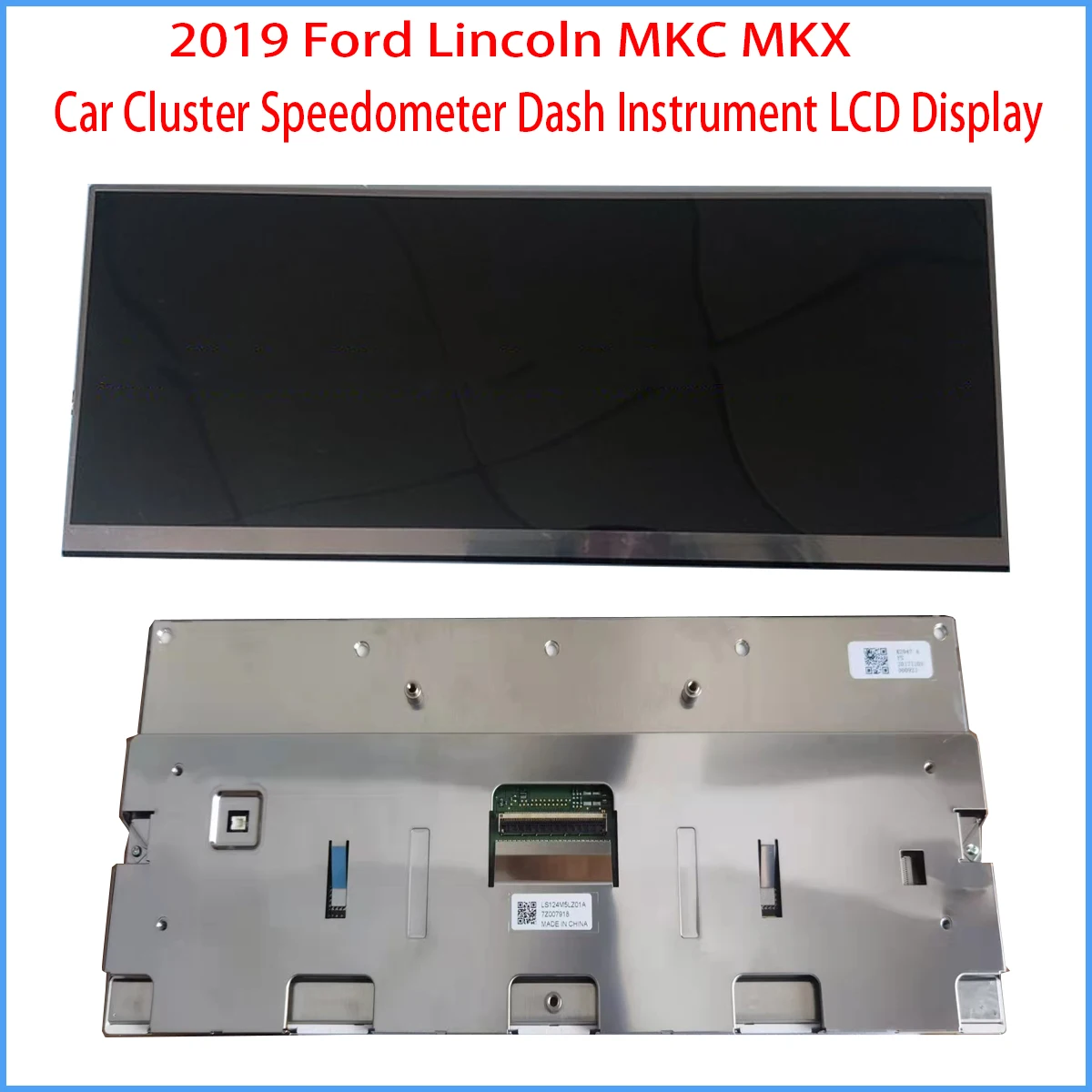 LS124M5LZ01A ЖК-дисплей для 2019 Ford Lincoln MKC MKX Автомобильный кластер Спидометр приборный инструмент Mustang для навигатора
LS124M5LZ01A ЖК-дисплей для 2019 Ford Lincoln MKC MKX Автомобильный кластер Спидометр приборный инструмент Mustang для навигатора