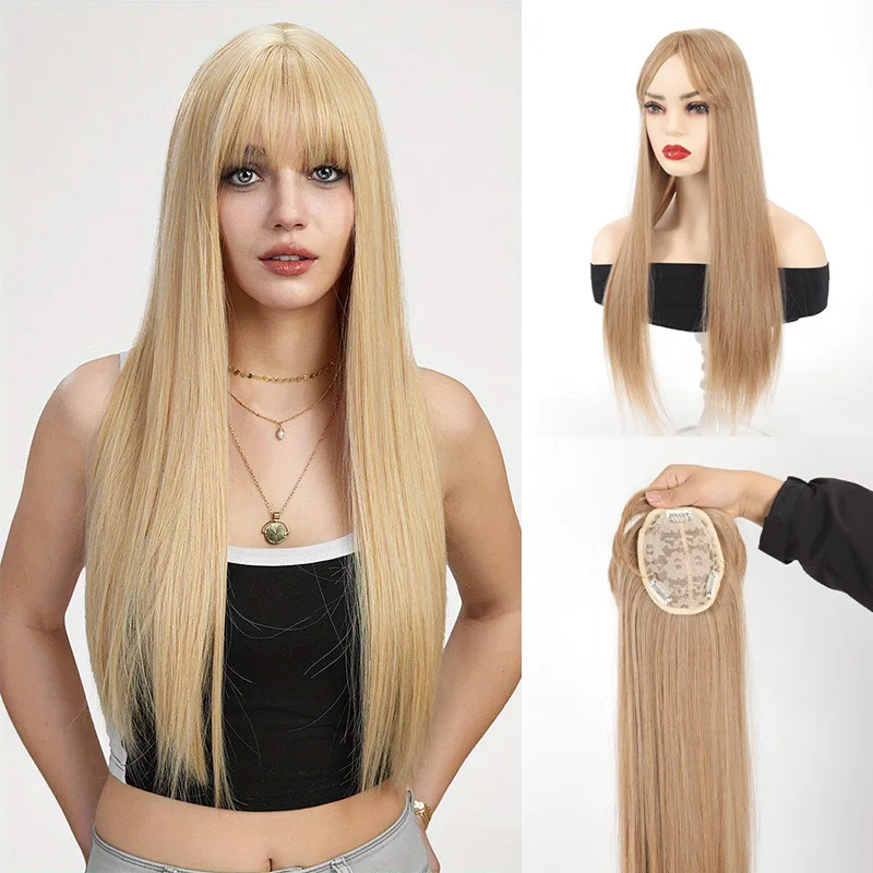 Long Hair Topper for Women Natural Looking Clip - on Hair Toupee Synthetic Clip in Hairpiece for Thinning Hair Coverage
Long Hair Topper for Women Natural Looking Clip - on Hair Toupee Synthetic Clip in Hairpiece for Thinning Hair Coverage