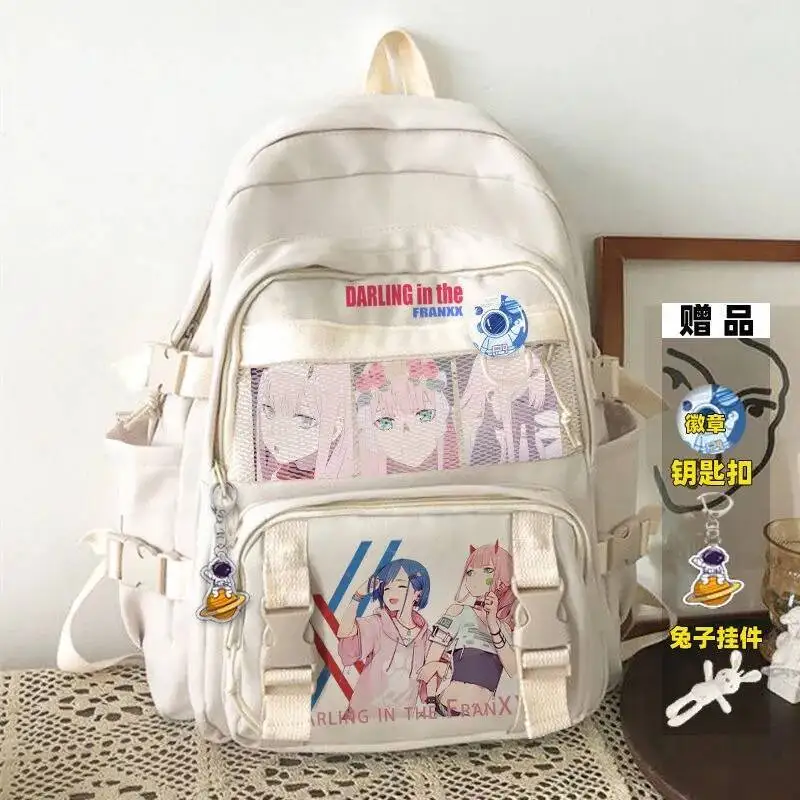 Anime Game Black White Darling In The Franxx Student Teens School Bags Large Capacity Backpacks
Anime Game Black White Darling In The Franxx Student Teens School Bags Large Capacity Backpacks