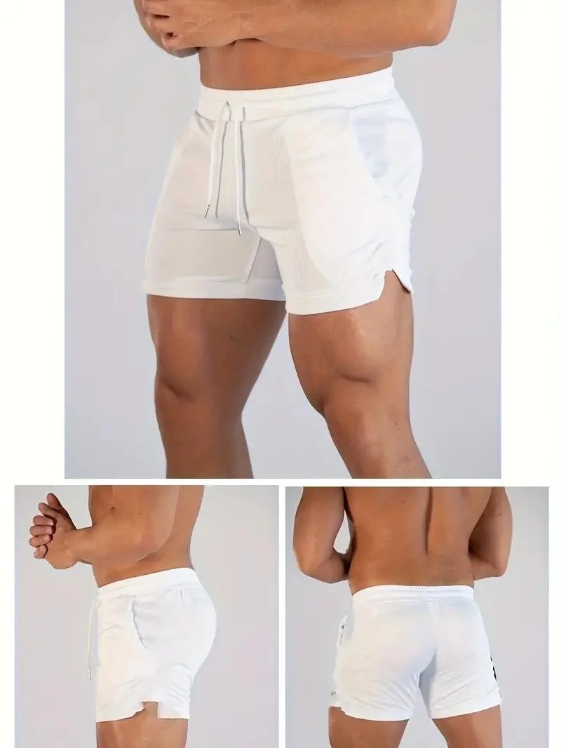 Summer thin mesh sports shorts men's breathable trend muscle fitness training three point pants running casual sports shorts
Summer thin mesh sports shorts men's breathable trend muscle fitness training three point pants running casual sports shorts