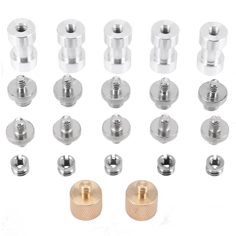 Smart-66X Camera Screw Adapter 1/4 To 1/4 Screw 1/4 To 3/8 Tripod Screw Adapter Converter Brass Screw Adapter
Smart-66X Camera Screw Adapter 1/4 To 1/4 Screw 1/4 To 3/8 Tripod Screw Adapter Converter Brass Screw Adapter