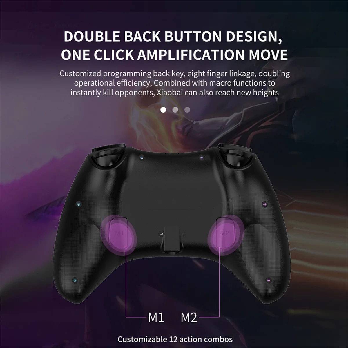 Hot! Wireless Game Console+Stand for Switch/Android/Ios/Pc 6-Axis Gyro High Precision Joystick Rgb Bluetooth Gamepad C
Hot! Wireless Game Console+Stand for Switch/Android/Ios/Pc 6-Axis Gyro High Precision Joystick Rgb Bluetooth Gamepad C