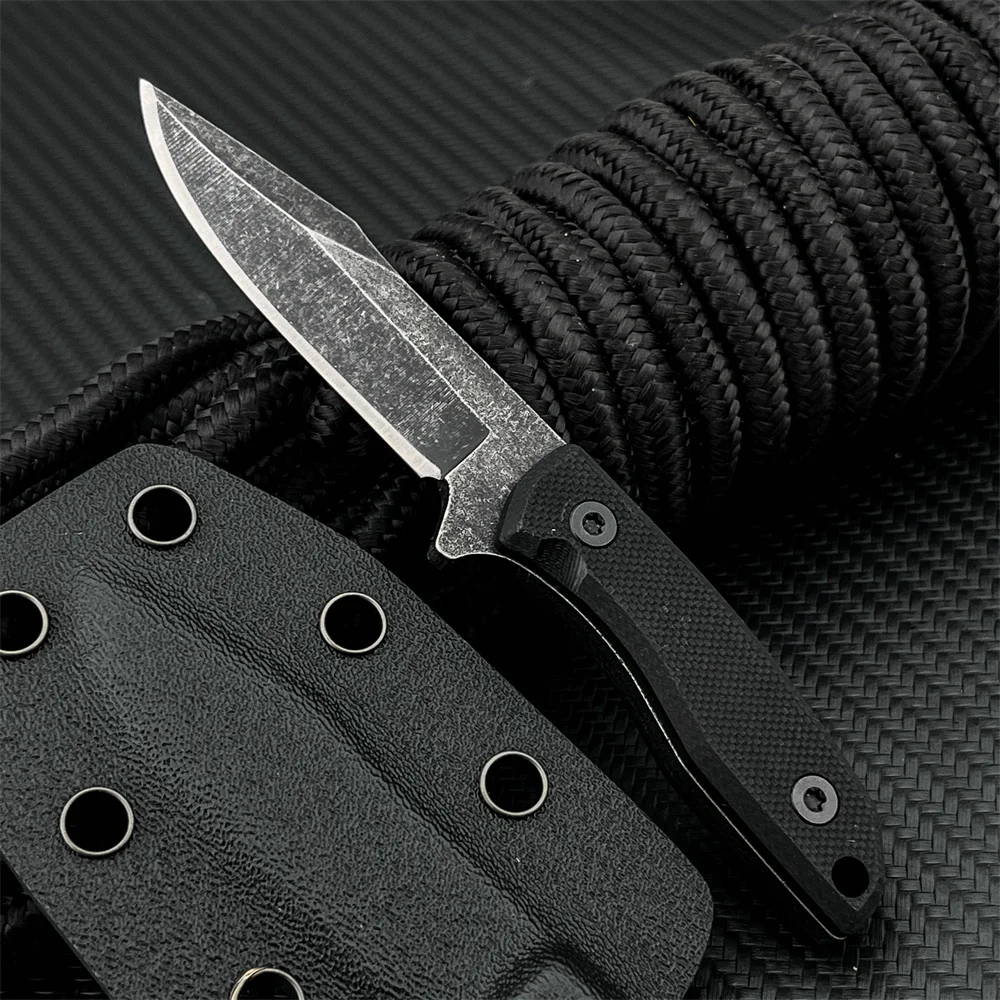 Мини-тактический нож с фиксированным лезвием и ножнами, лезвие Full Tang, черная ручка G10, инструменты для самообороны для охоты на открытом воздухе, подарок
Мини-тактический нож с фиксированным лезвием и ножнами, лезвие Full Tang, черная ручка G10, инструменты для самообороны для охоты на открытом воздухе, подарок