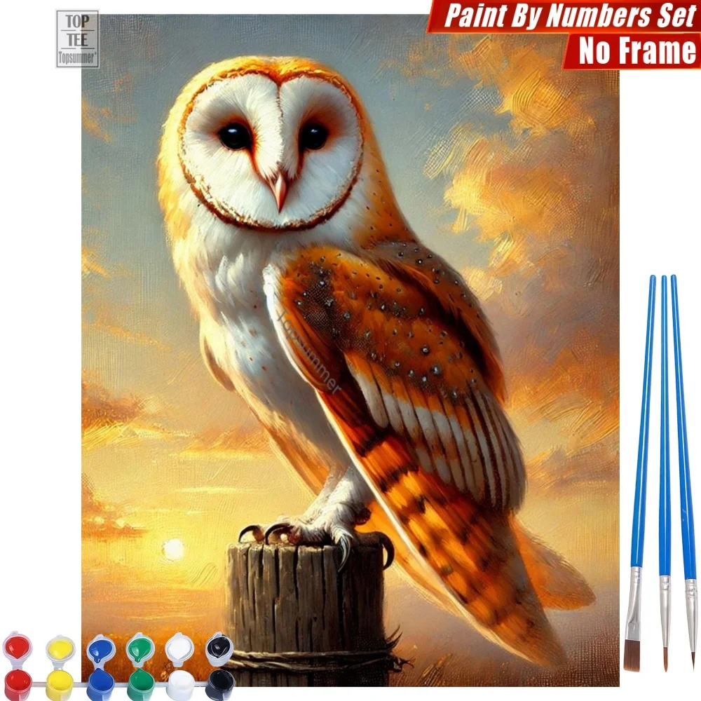 Sunset Barn Owl - Digital Oil Painting Kit - Serene Wise Post Home Wall Decor Halloween Gift For Grandma
Sunset Barn Owl - Digital Oil Painting Kit - Serene Wise Post Home Wall Decor Halloween Gift For Grandma