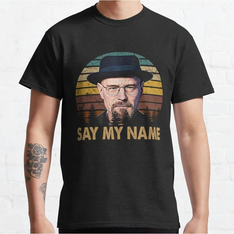 Say My Name Breaking Bad 100% cotton t shirt O-Neck Short Sleeve top Crime Movie Vintage Men's Graphic clothes All size tee
Say My Name Breaking Bad 100% cotton t shirt O-Neck Short Sleeve top Crime Movie Vintage Men's Graphic clothes All size tee