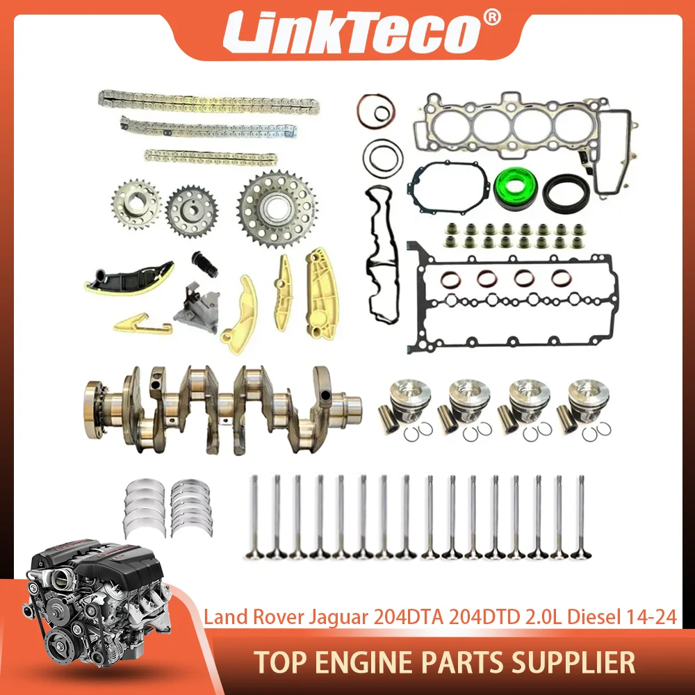 2.0L L4 Diesel Engine Full Gasket Set Piston Timing Chain Kit Crankshaft Bearing for Land Rover Jaguar 204DTD 204DTA
2.0L L4 Diesel Engine Full Gasket Set Piston Timing Chain Kit Crankshaft Bearing for Land Rover Jaguar 204DTD 204DTA