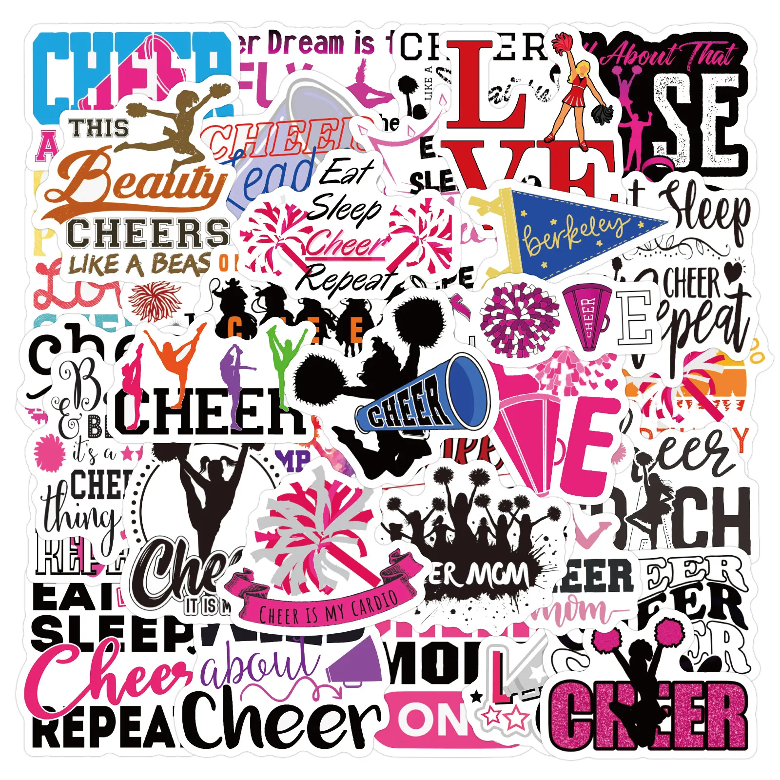 10/60PCS Cheerleading Team Cartoon Stickers Cheer Graffiti Come on Cheering Up Sticker Atmosphere Group Decals Decoration Toys
10/60PCS Cheerleading Team Cartoon Stickers Cheer Graffiti Come on Cheering Up Sticker Atmosphere Group Decals Decoration Toys