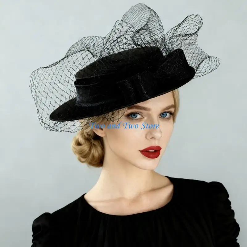 HX6F Women’s Linen Bows Cocktail Hat Lightweight Mesh Design Prom Event Travel Friendly Practical Fashion Accessory
HX6F Women’s Linen Bows Cocktail Hat Lightweight Mesh Design Prom Event Travel Friendly Practical Fashion Accessory
