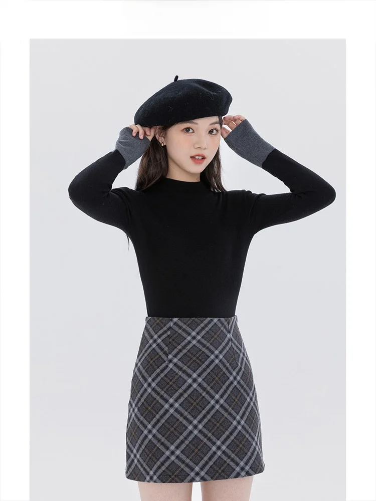 Женский базовый свитер Bla Base Layer, осень-зима 2023, новый, маленький размер, облегающий, вязаный, с круглым вырезом, длинный рукав
Женский базовый свитер Bla Base Layer, осень-зима 2023, новый, маленький размер, облегающий, вязаный, с круглым вырезом, длинный рукав