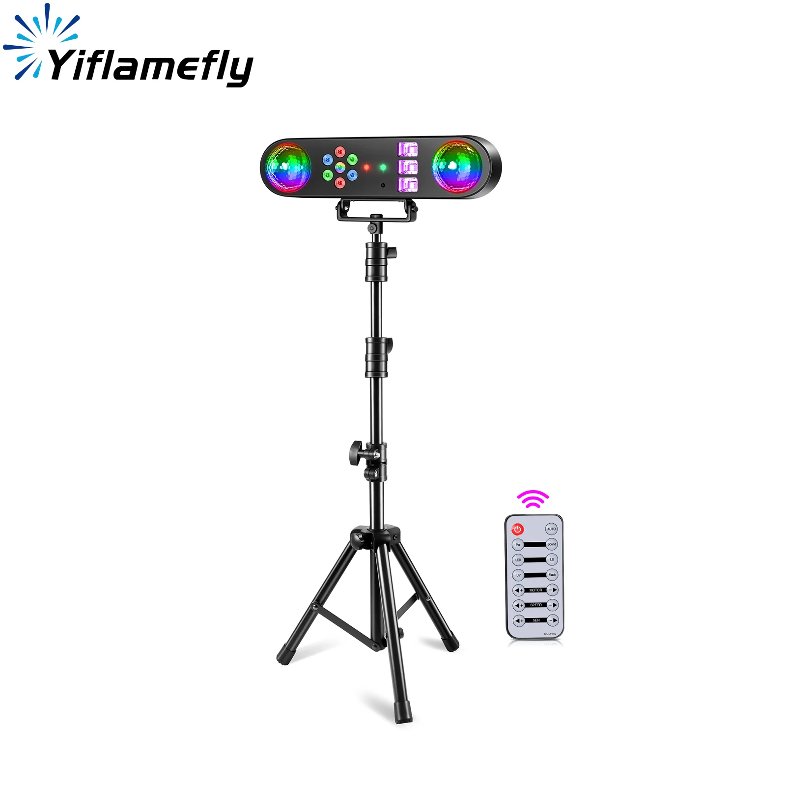 Yiflamefly 30W Mini Bracket Effect Light RGBW+UV LED Magic Ball DJ Light Movable Stage Lights For DJ Disco Party Bar Nightclub
Yiflamefly 30W Mini Bracket Effect Light RGBW+UV LED Magic Ball DJ Light Movable Stage Lights For DJ Disco Party Bar Nightclub