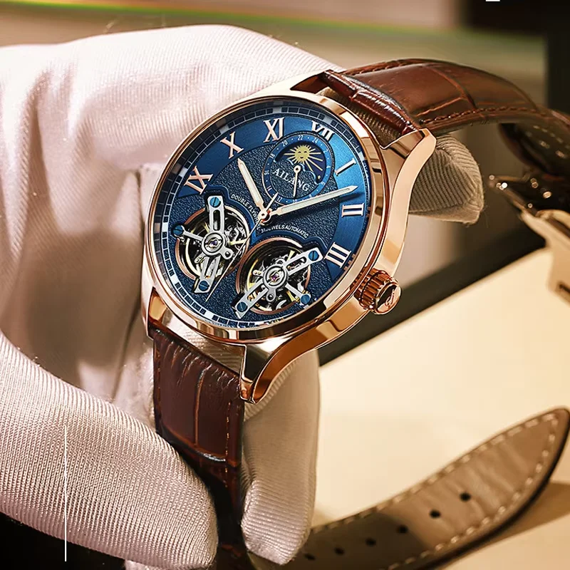 China Factory Wholesale AILANG Double Tourbillon Automatic 2026 Newest Business Mechanical Watch Stainless Steel Waterproof
China Factory Wholesale AILANG Double Tourbillon Automatic 2026 Newest Business Mechanical Watch Stainless Steel Waterproof