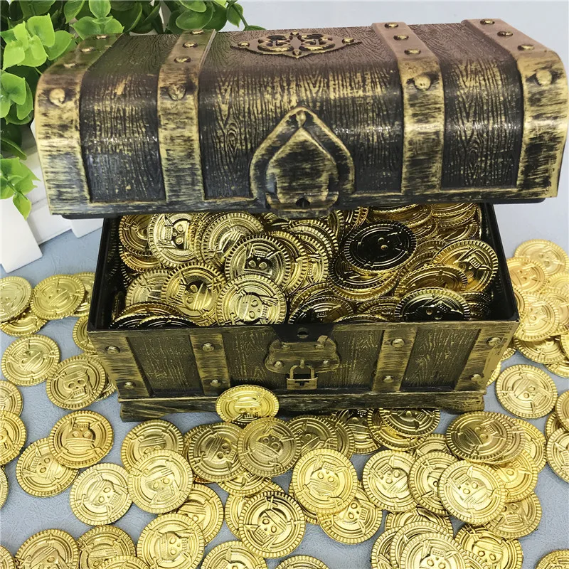 JQSYRISE 30Pcs Gold Plastic Skull Pirate Coins Birthday Party Kids Game Treasure Coin Toys Cosplay Prop Happy Halloween Supplies
JQSYRISE 30Pcs Gold Plastic Skull Pirate Coins Birthday Party Kids Game Treasure Coin Toys Cosplay Prop Happy Halloween Supplies