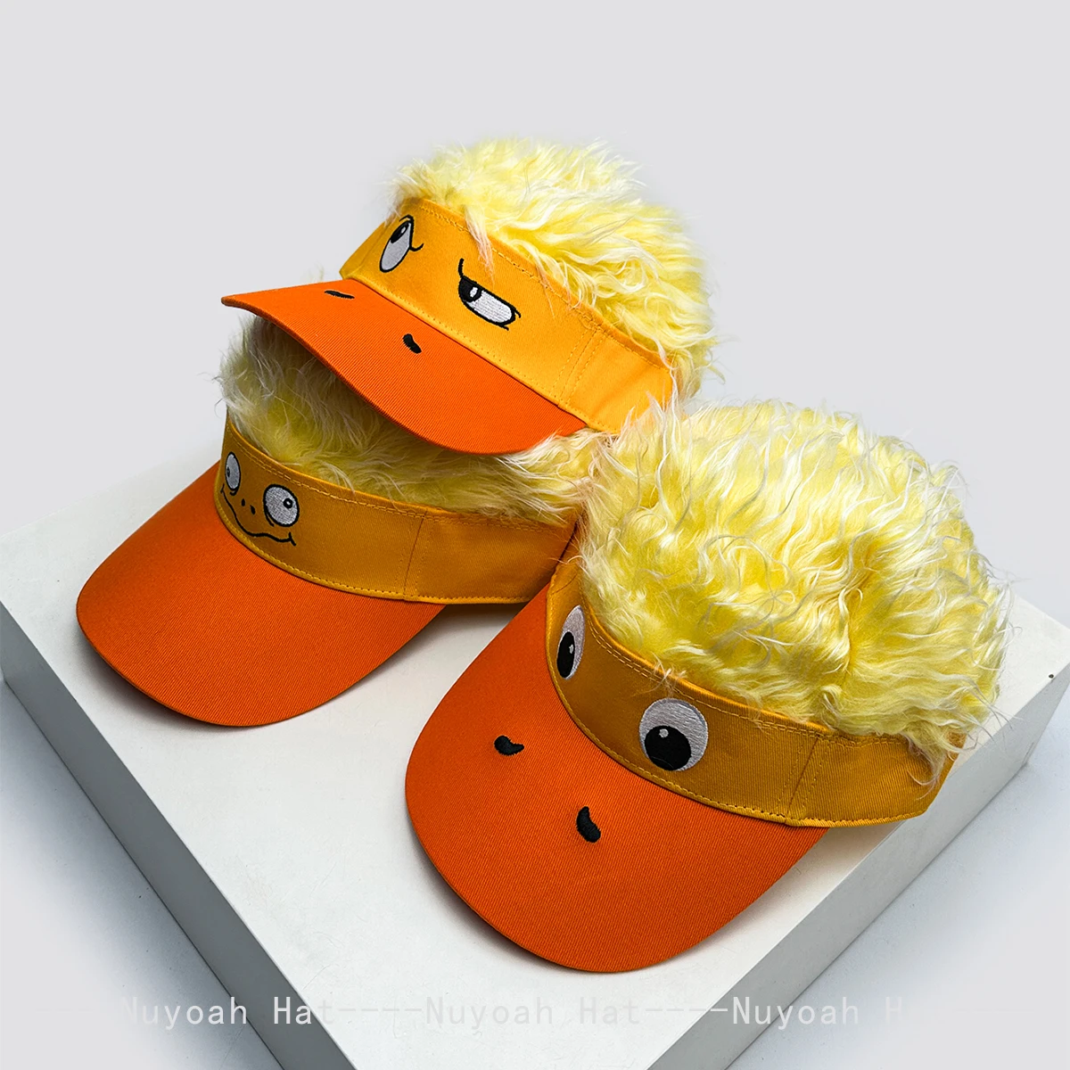 Men Women Cute Funny Cartoon Emoticons Wig Baseball Hats Sunshade Personal Versatile Color Block Peaked Caps Outdoor Fashion ins
Men Women Cute Funny Cartoon Emoticons Wig Baseball Hats Sunshade Personal Versatile Color Block Peaked Caps Outdoor Fashion ins
