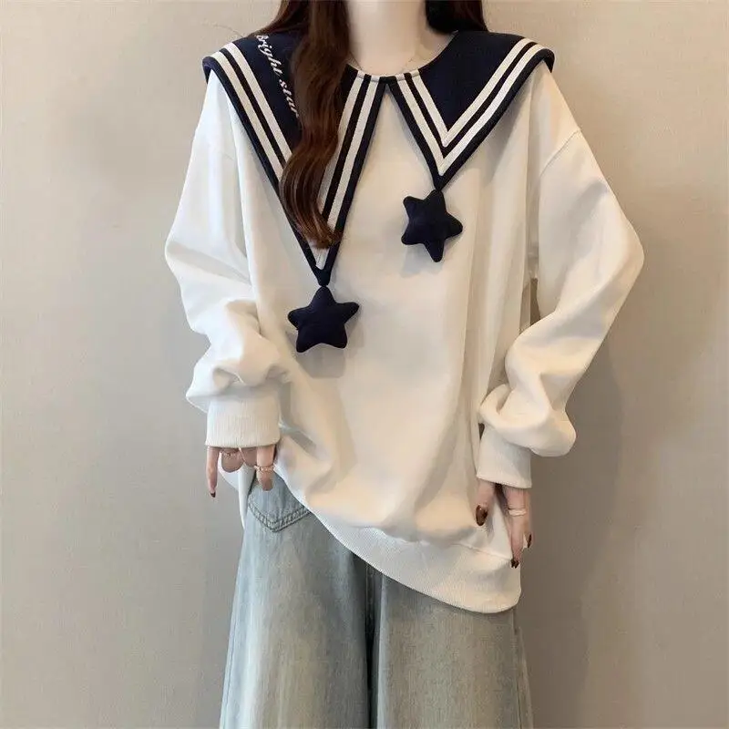 Модная женская толстовка с воротником-стойкой, свободного кроя, в стиле casual, весенняя новинка, универсальная, с длинными рукавами, удобная, в корейском стиле
Модная женская толстовка с воротником-стойкой, свободного кроя, в стиле casual, весенняя новинка, универсальная, с длинными рукавами, удобная, в корейском стиле