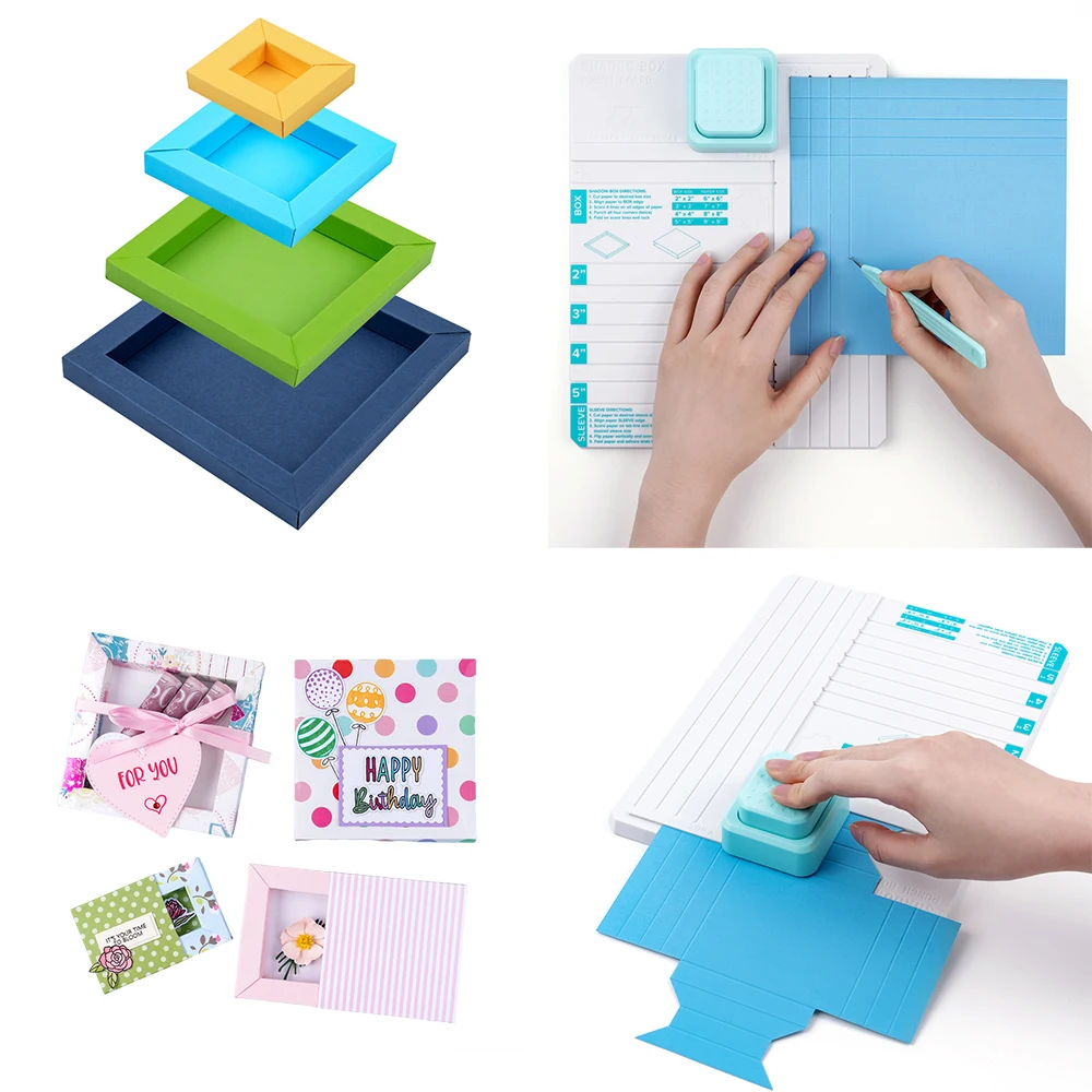 Versatile Shadow Box Punch Board for Diy Shadow Boxes/sleeves/calendars/pop-Up Paper Cards Scrapbooking Dimensional Crafting
Versatile Shadow Box Punch Board for Diy Shadow Boxes/sleeves/calendars/pop-Up Paper Cards Scrapbooking Dimensional Crafting