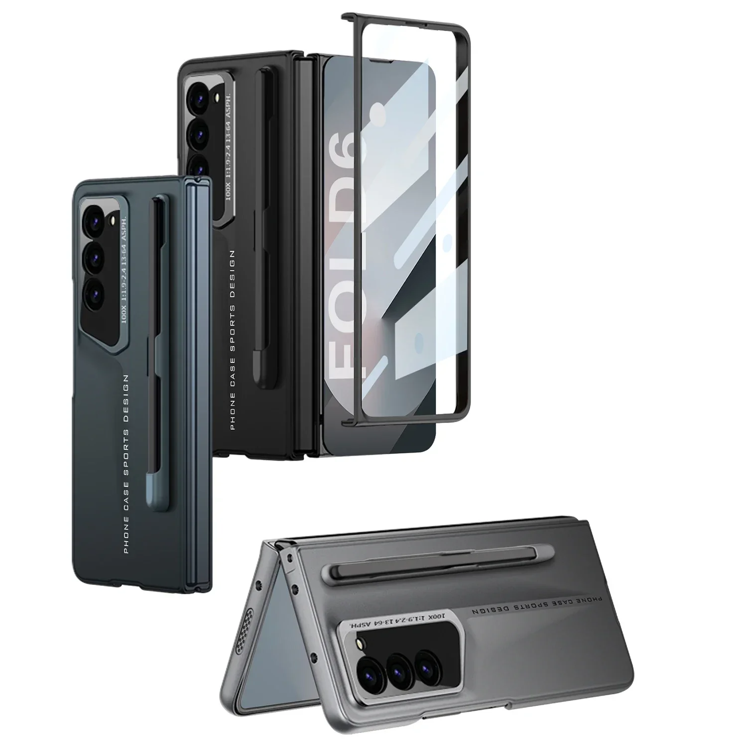 Streamline Body Hard PC Ultra-thin Protection Phone Cover for Samsung Galaxy Z Fold 6 5 4 3 Screen Protector Case With Pen Slot
Streamline Body Hard PC Ultra-thin Protection Phone Cover for Samsung Galaxy Z Fold 6 5 4 3 Screen Protector Case With Pen Slot