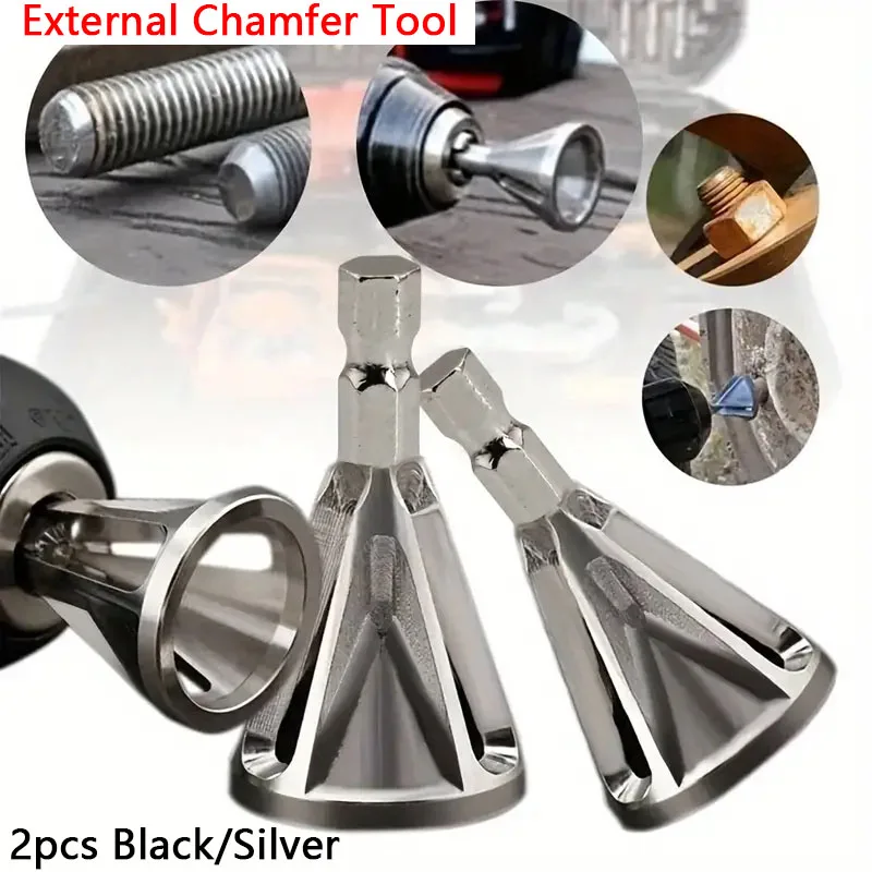 2pcs Chamfering Tool Chuck Metal Deburring External Chamferings Tools Damaged Screws Grinding Angle Trimming Electric Drill Tool
2pcs Chamfering Tool Chuck Metal Deburring External Chamferings Tools Damaged Screws Grinding Angle Trimming Electric Drill Tool