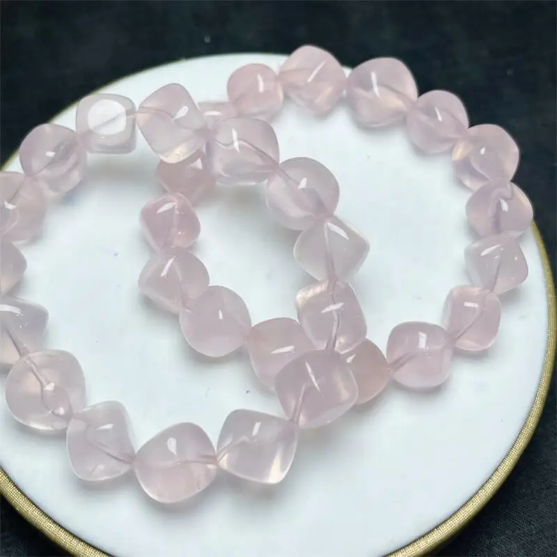 Natural Freeform Rose Quartz Bracelet Wealth Beads Gemstone Crystal Quartz Fashion Jewelry Gift For Women 1PCS
Natural Freeform Rose Quartz Bracelet Wealth Beads Gemstone Crystal Quartz Fashion Jewelry Gift For Women 1PCS