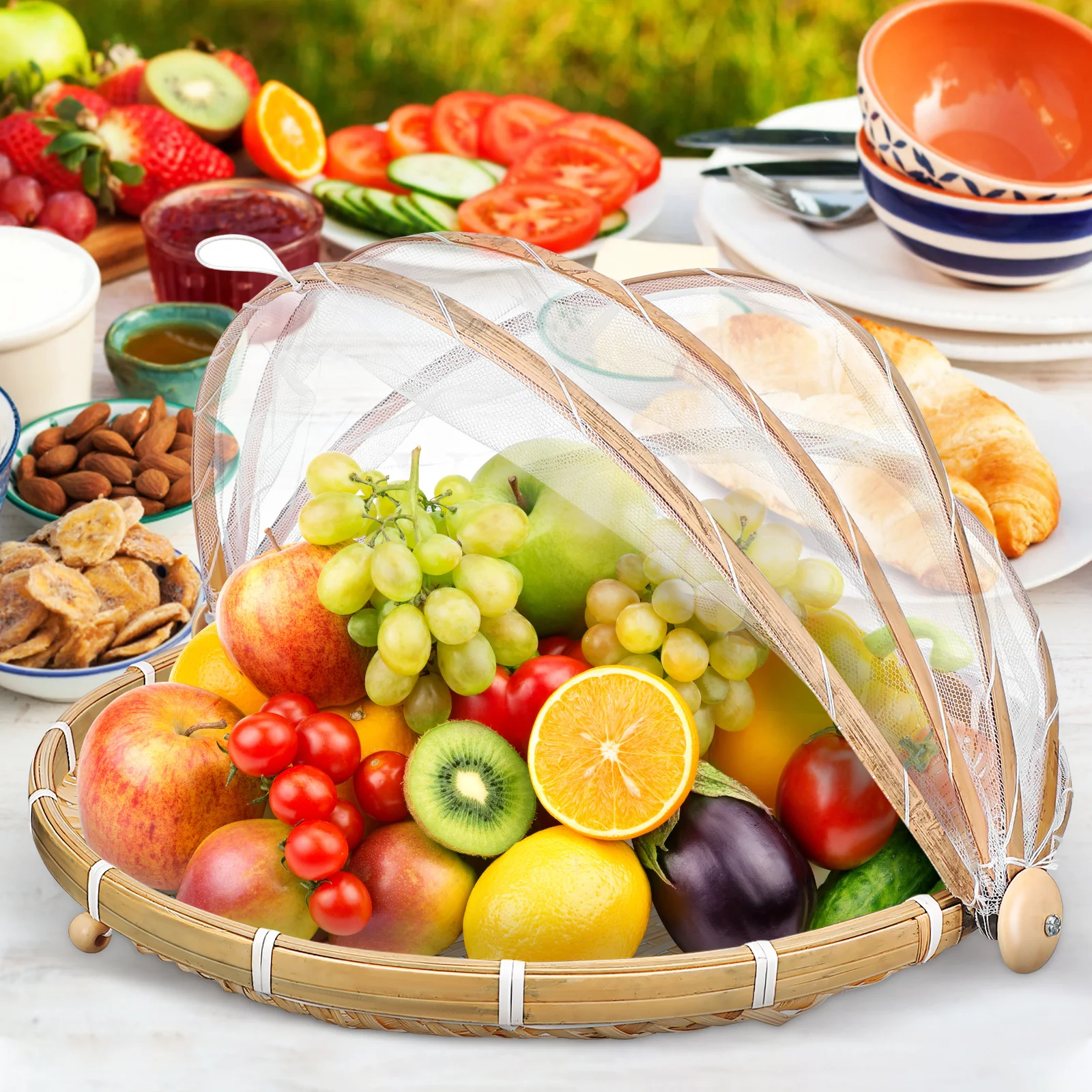 3Pcs Bamboo Woven Basket Handmade Home Decor Storage Utility Dustpan Basket for Kitchen Organization and Serving
3Pcs Bamboo Woven Basket Handmade Home Decor Storage Utility Dustpan Basket for Kitchen Organization and Serving