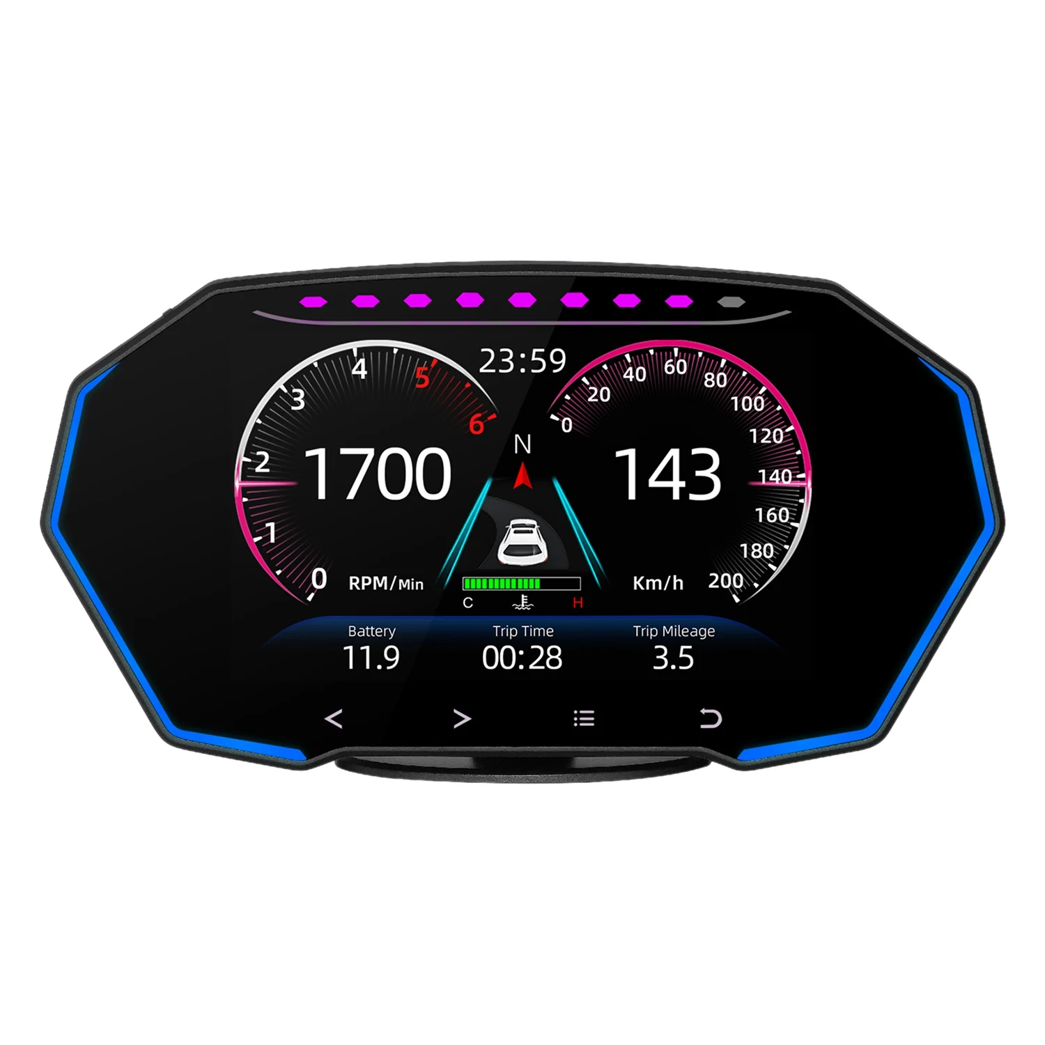 Car HUD OBD2 GPS 4Inch Head Up Display Windshield Car Speedometer Security Alarm Water Oil Temp Overspeed
Car HUD OBD2 GPS 4Inch Head Up Display Windshield Car Speedometer Security Alarm Water Oil Temp Overspeed