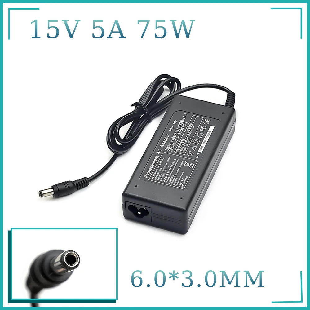 15V 5A 75W Ac Power Supply Adapter Battery Charger for Toshiba Portege R502 R505 R600 R501 Tecra A11 M11 S11
15V 5A 75W Ac Power Supply Adapter Battery Charger for Toshiba Portege R502 R505 R600 R501 Tecra A11 M11 S11